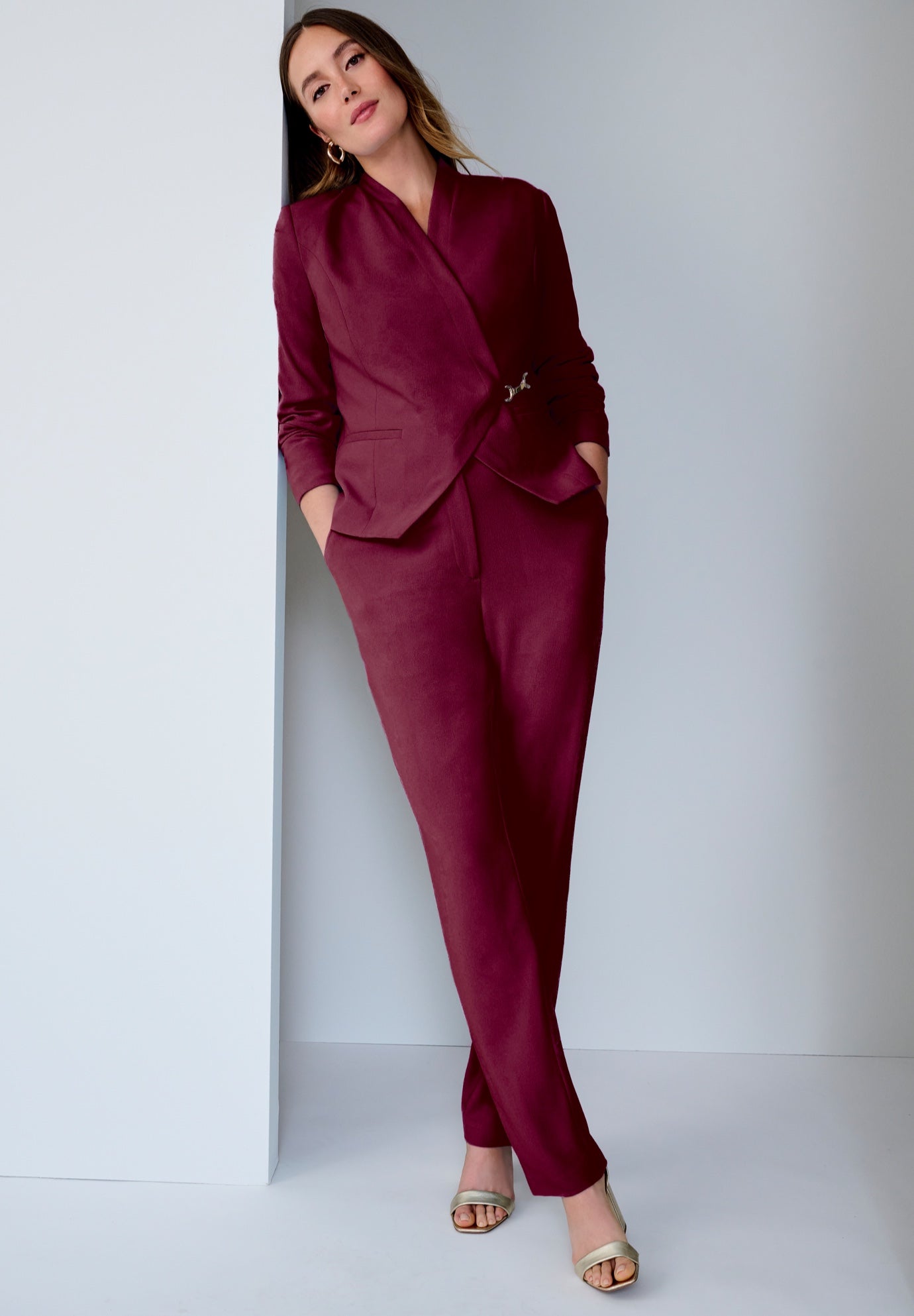 Wrap Jacket Pantsuit image number 0