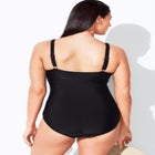 V-Neck One Piece Swimsuit image number null