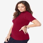 Rib Mockneck Sweater image number null