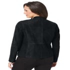 Suede Zip-Front Jacket image number null