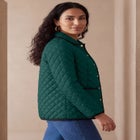 Snap-Front Quilted Coat image number 2