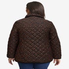 Snap-Front Quilted Coat image number null