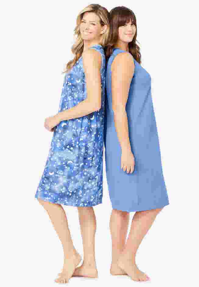 2-Pack Sleeveless Sleepshirt image number 3