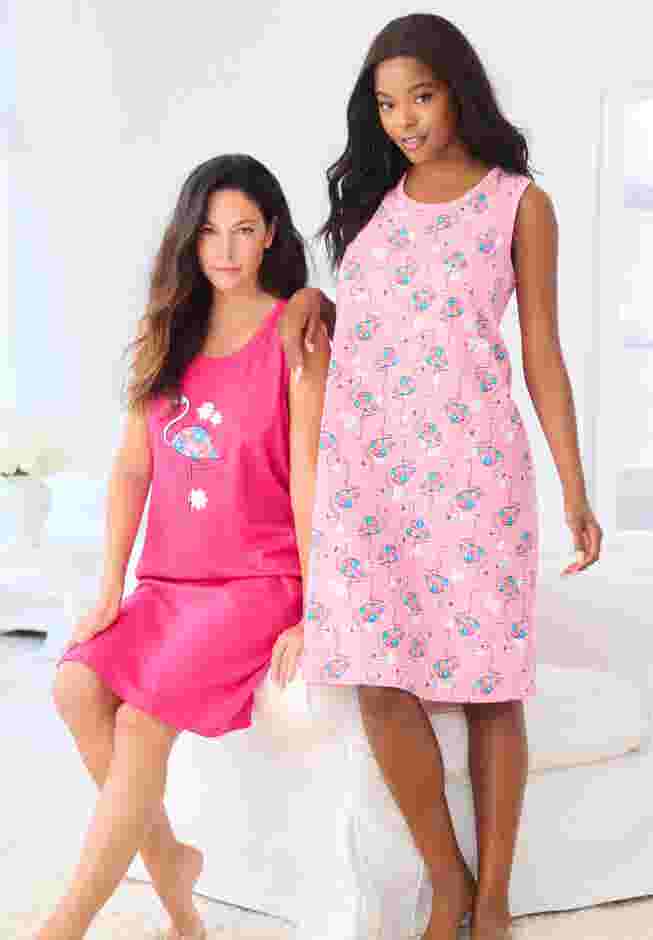 2-Pack Sleeveless Sleepshirt image number 4