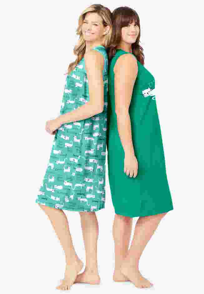 2-Pack Sleeveless Sleepshirt image number 2
