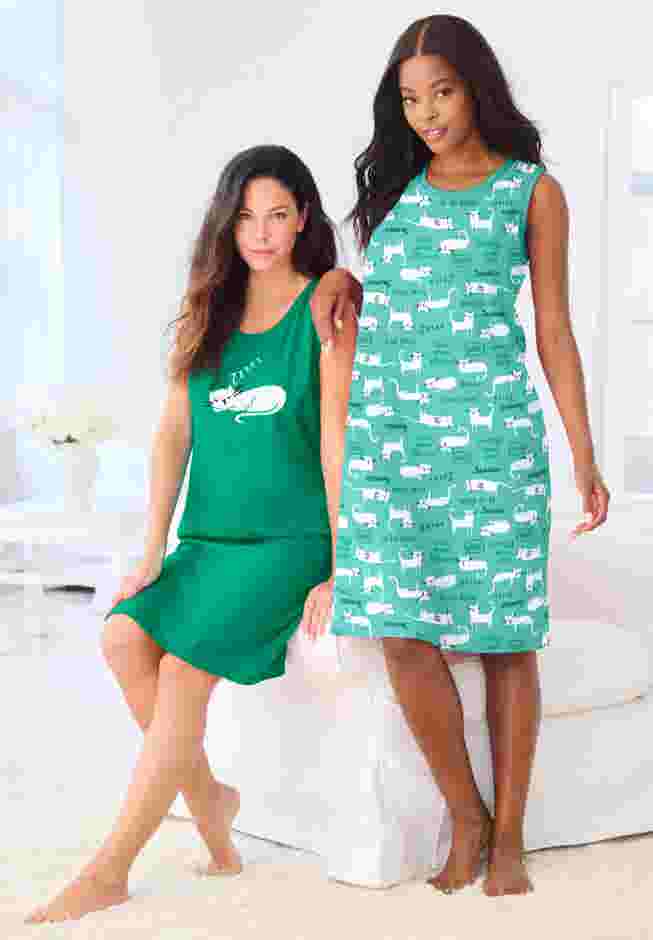 2-Pack Sleeveless Sleepshirt image number 0