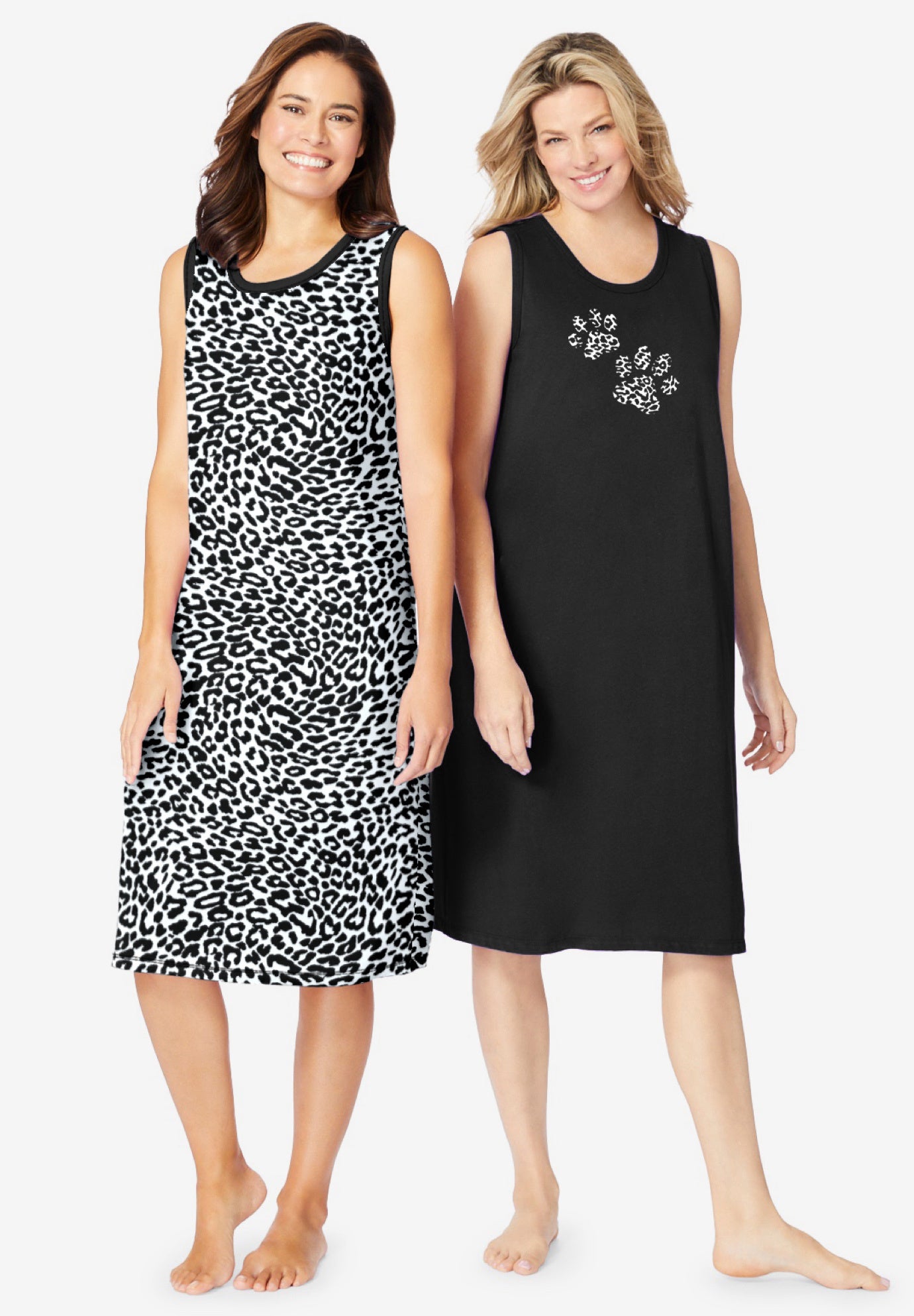 2-Pack Sleeveless Sleepshirt image number 0