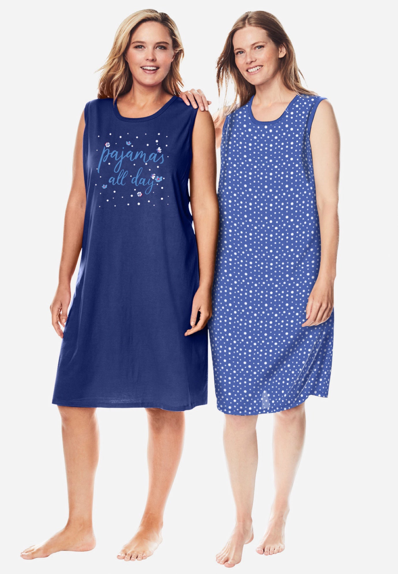 2-Pack Sleeveless Sleepshirt image number 0