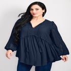 Haven Lace Yoke Top image number 0