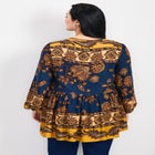 Cara Blouson Peasant Blouse image number null