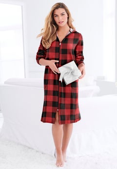Short Hooded Sweatshirt Robe