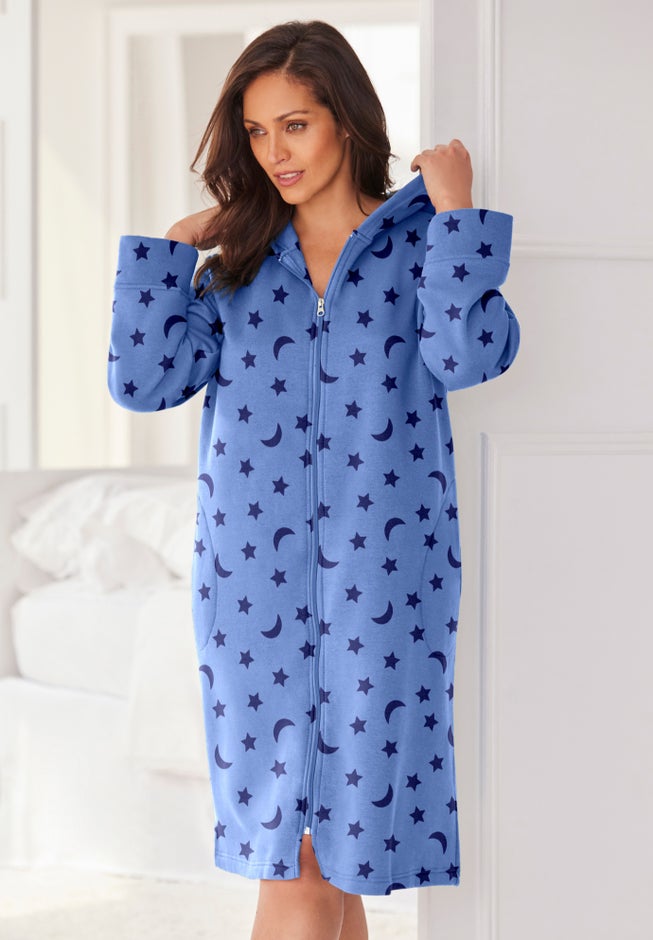 Short Hooded Sweatshirt Robe image number 5