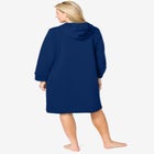 Short Hooded Sweatshirt Robe image number null