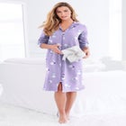 Short Hooded Sweatshirt Robe image number 4