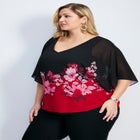 Love Story Overlay Blouse image number 2