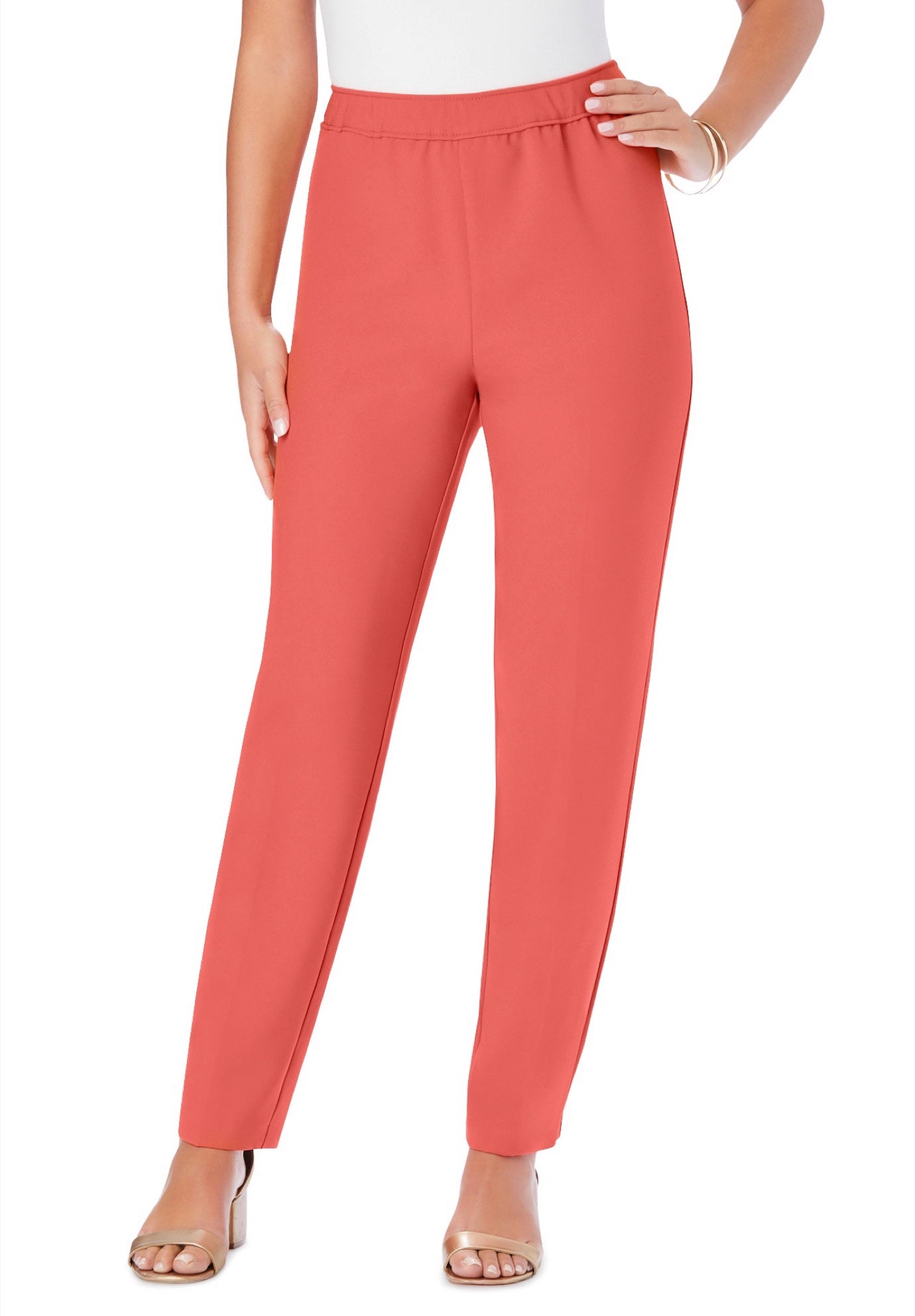 Classic Bend Over&reg; Pant &ndash; Woven Pull-On Straight Leg Pant image number 1