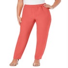 Classic Bend Over&reg; Pant &ndash; Woven Pull-On Straight Leg Pant image number null