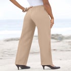 Plus Size Classic Bend Over&reg; Structured Straight Leg Pull-On Pant image number null