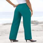 Classic Bend Over&reg; Pant &ndash; Woven Pull-On Straight Leg Pant image number null