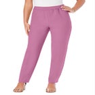 Classic Bend Over&reg; Pant &ndash; Woven Pull-On Straight Leg Pant image number null