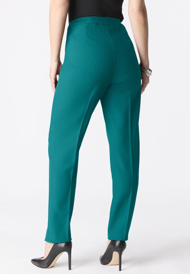 Plus Size Classic Bend Over&reg; Structured Straight Leg Pull-On Pant image number 4