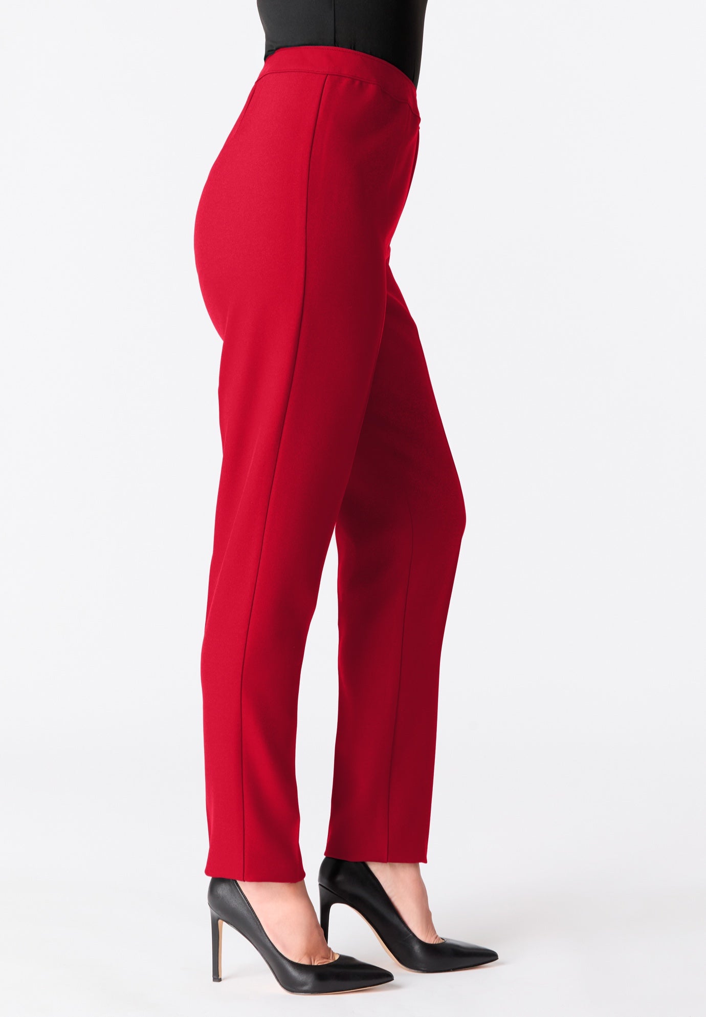 Plus Size Classic Bend Over&reg; Structured Straight Leg Pull-On Pant image number 4
