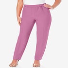 Plus Size Classic Bend Over&reg; Structured Straight Leg Pull-On Pant image number null