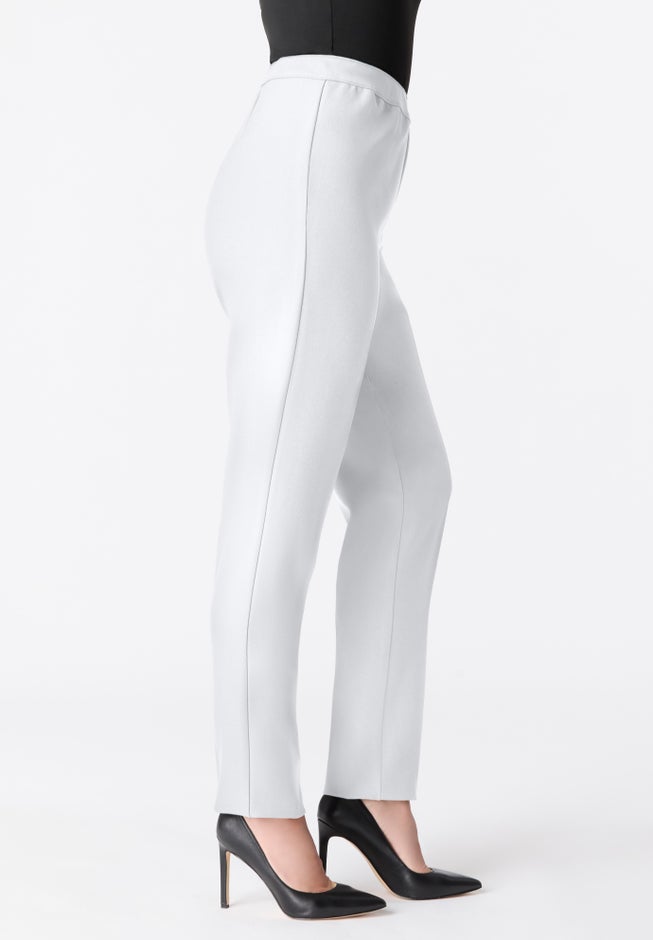 Plus Size Bend Over&reg; Classic Structured Straight-Leg Pull-On Pant image number 2