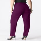 Plus Size Classic Bend Over&reg; Structured Straight Leg Pull-On Pant image number 3