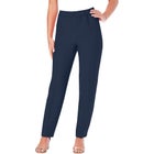 Classic Bend Over&reg; Pant &ndash; Woven Pull-On Straight Leg Pant image number null