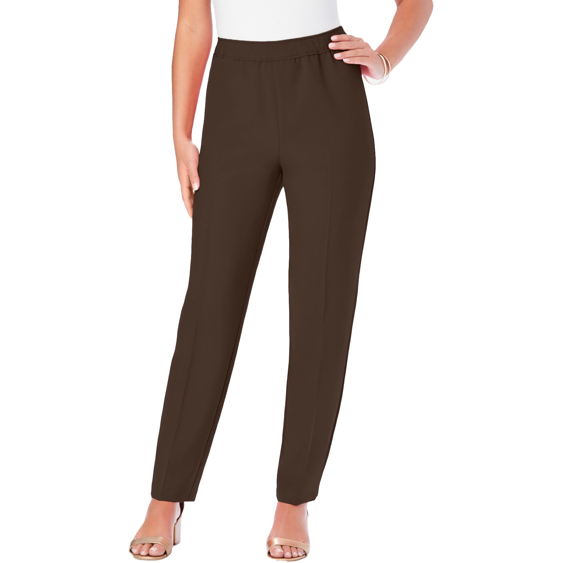 Classic Bend Over&reg; Pant &ndash; Woven Pull-On Straight Leg Pant image number 1
