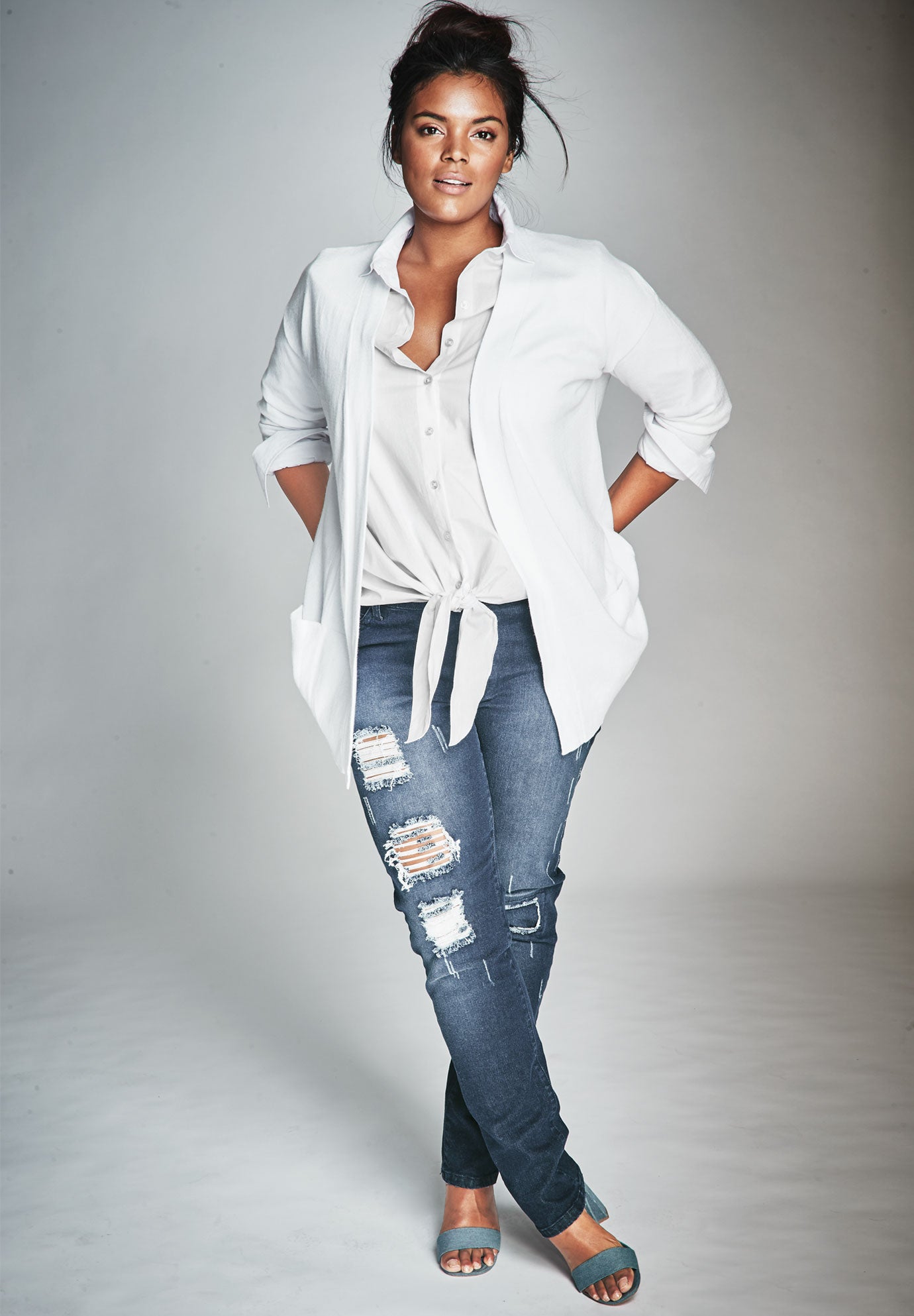 Frill Sleeve Sweater image number 3