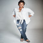 Frill Sleeve Sweater image number null