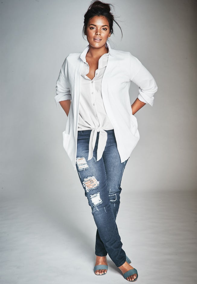 Frill Sleeve Sweater image number 3