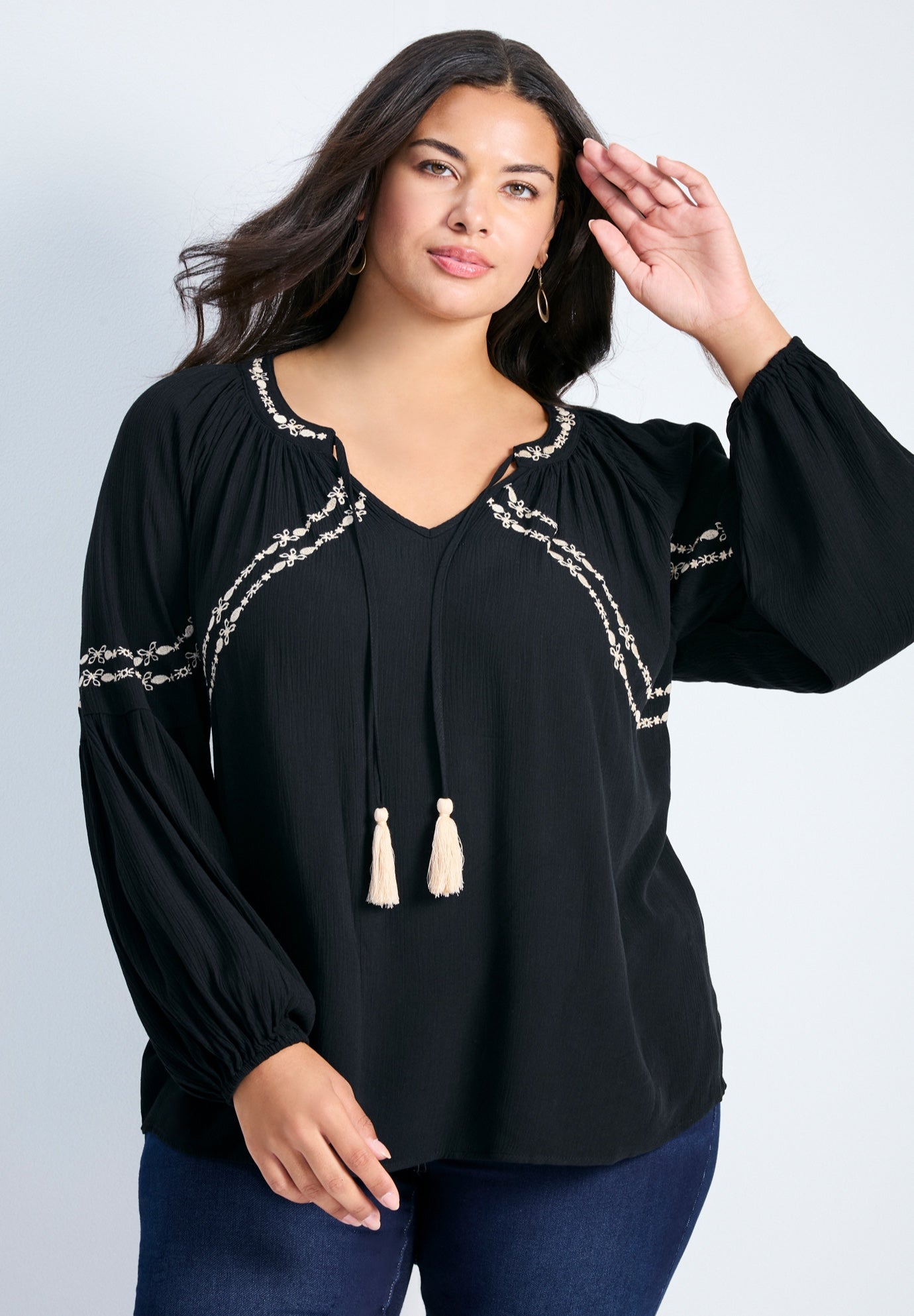 Isabelle Embroidered Top image number 0