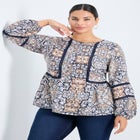 Bridget Lace Detail Blouse image number null