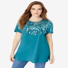 Embellished Tunic with Side Slits image number null