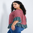 Serenity Ruffle Top image number null