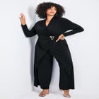 Glamour Wrap Front Jumpsuit image number null