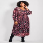 Harmony Twist Front Pleated Dress image number null