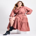 Marianne Tiered Shirtdress image number null