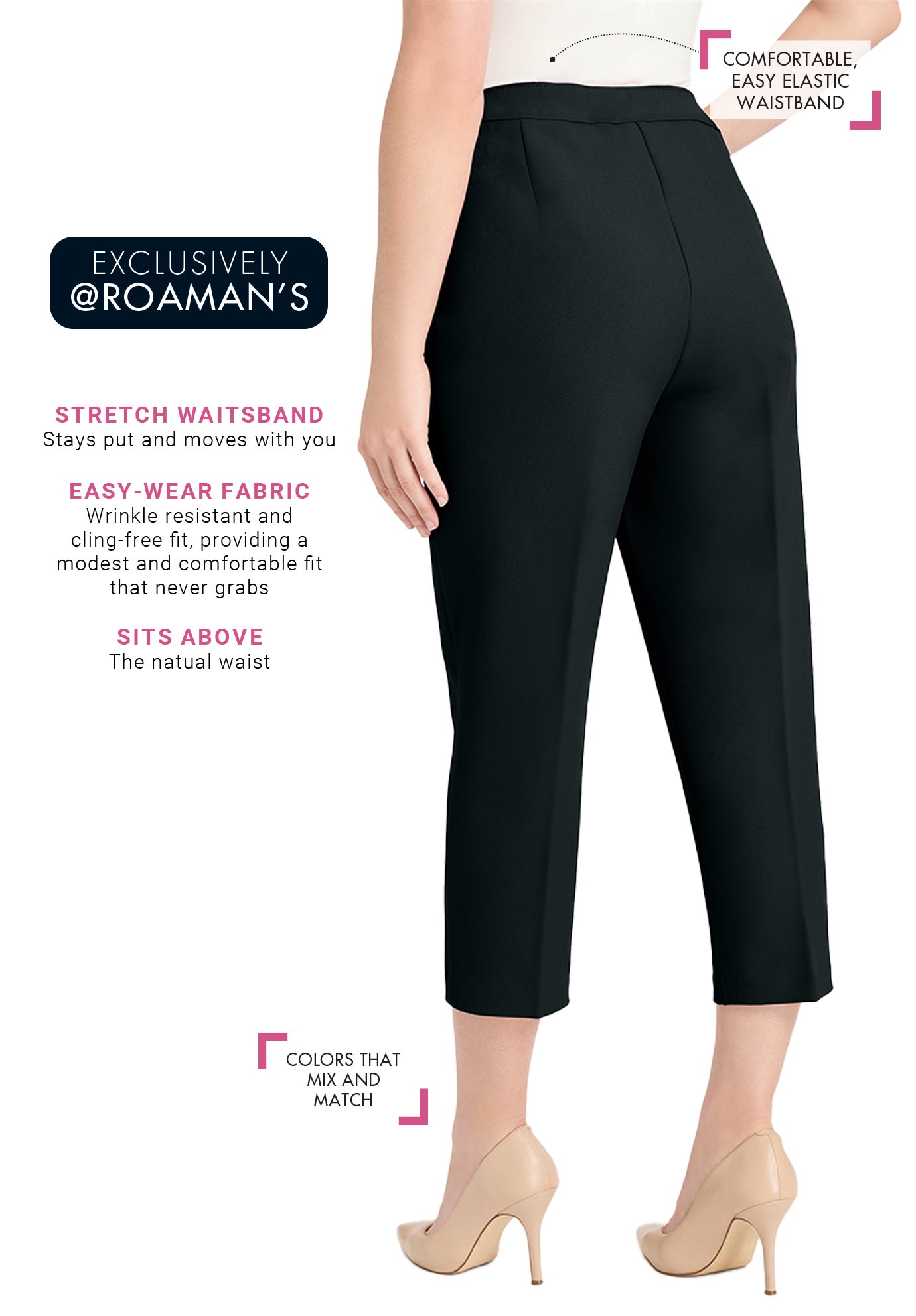 Plus Size Bend Over&reg; Capri Pant image number 0