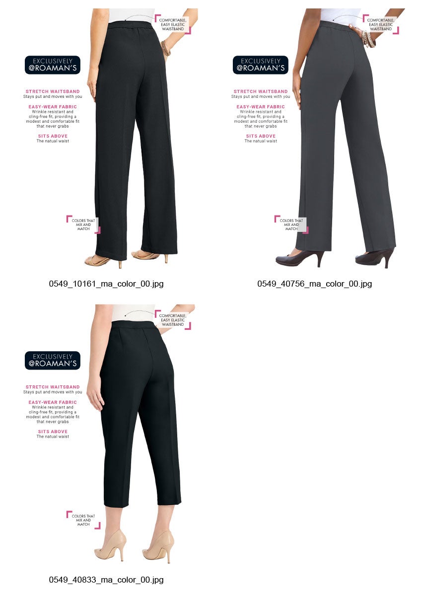 Plus Size Bend Over&reg; Capri Pant image number 4