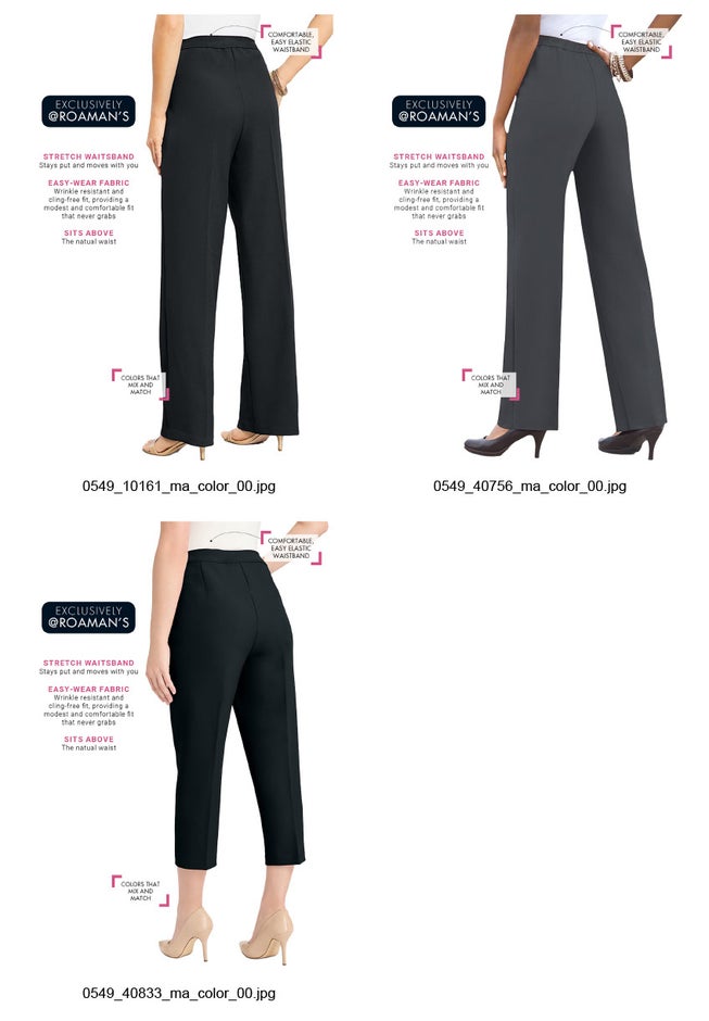 Plus Size Bend Over&reg; Capri Pant image number 4
