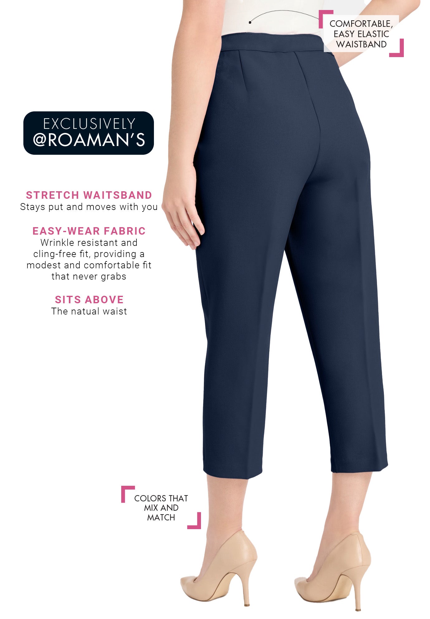Plus Size Bend Over&reg; Capri Pant image number 0