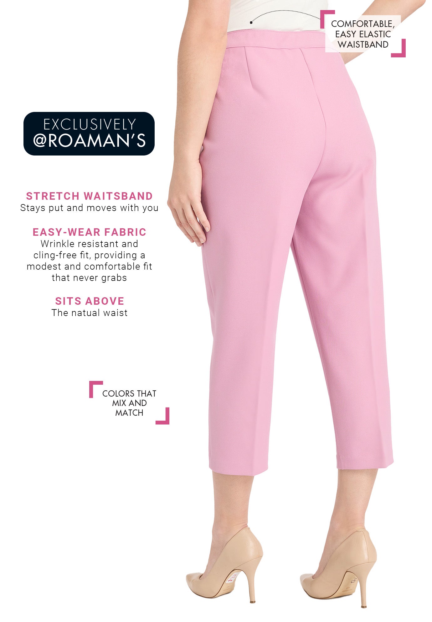 Plus Size Bend Over&reg; Capri Pant image number 0