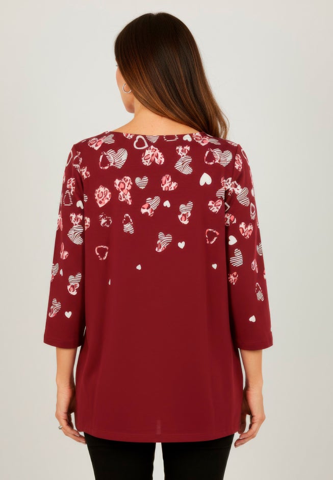 Stretch Cotton Boatneck Tunic image number 2