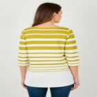 Stretch Cotton Boatneck Tunic image number null