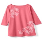 Stretch Cotton Boatneck Tunic image number null