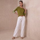 Stretch Cotton Boatneck Tunic image number 0